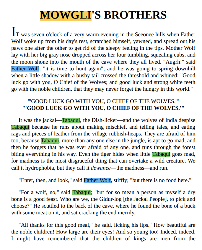 Export a Marked Up Script